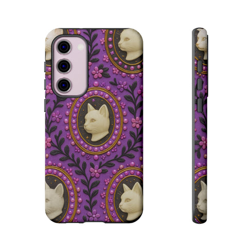 Baroque Cat Cameo Phone Case